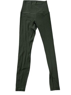 Lululemon Align Super High-Rise Pant 28” Size 4 Green Workout Comfy Pickleball